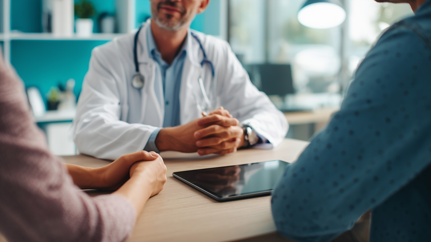 Patientengespräch mit einem Paar